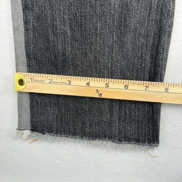 Elizabeth And James Jeans Womens Sz 28 Black Gray Holden Straight Leg High Rise - Picture 12 of 13